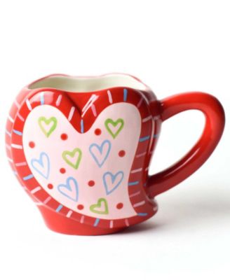 by Laura Johnson Heart Shaped Mug 16 oz 