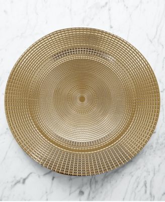 Viatrix Charger Plates 13" Electroplated Set, 4 Pieces