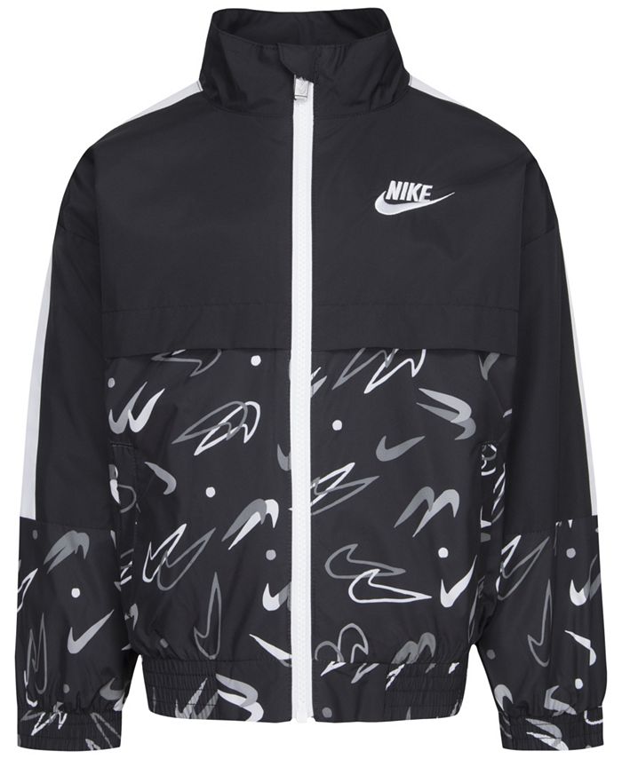 Toddler girl nike windbreaker hot sale