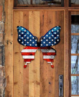 USA Butterfly Holiday Door Decor