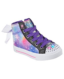 Little Girls Twinkle Toes -Twinkle Sparks - Bow Magic Light-Up Casual Sneakers from Finish Line