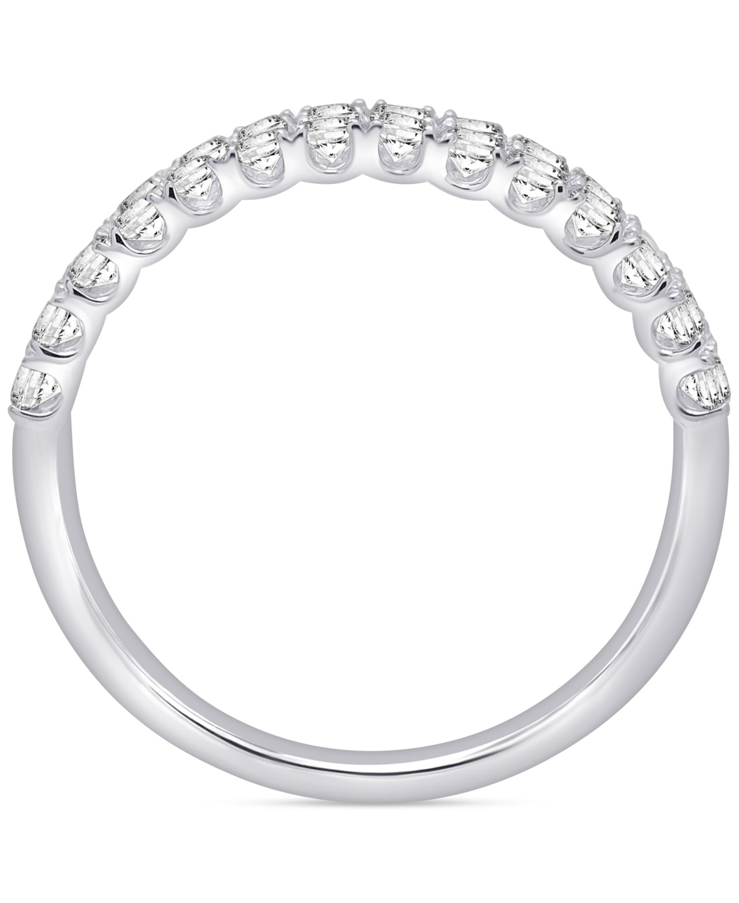 Diamond Double Row Band (3/4 ct. t.w.) in Platinum