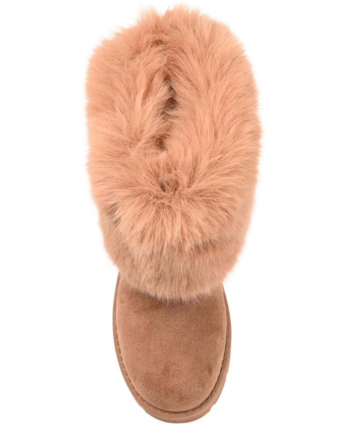 Journee Collection Women's Shanay Lug Sole Faux Fur Cold Weather Boots