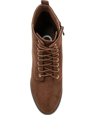 Women's Baylor Lace Up Stacked Heel Booties