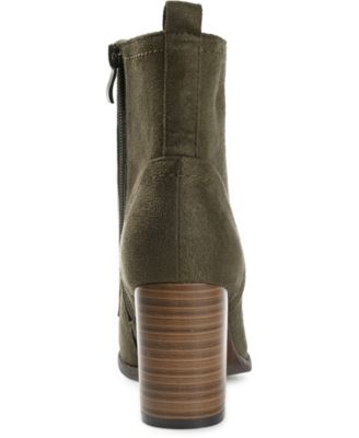 Women's Baylor Lace Up Stacked Heel Booties