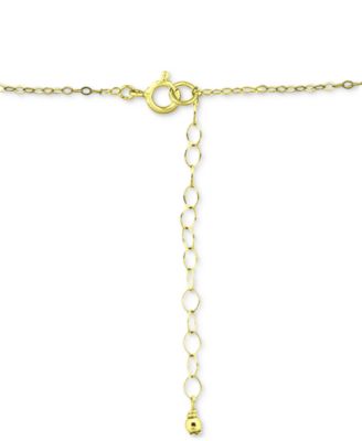 Cubic Zirconia Kite Cluster Pendant Necklace, 16" + 2" extender, Created for Macy's