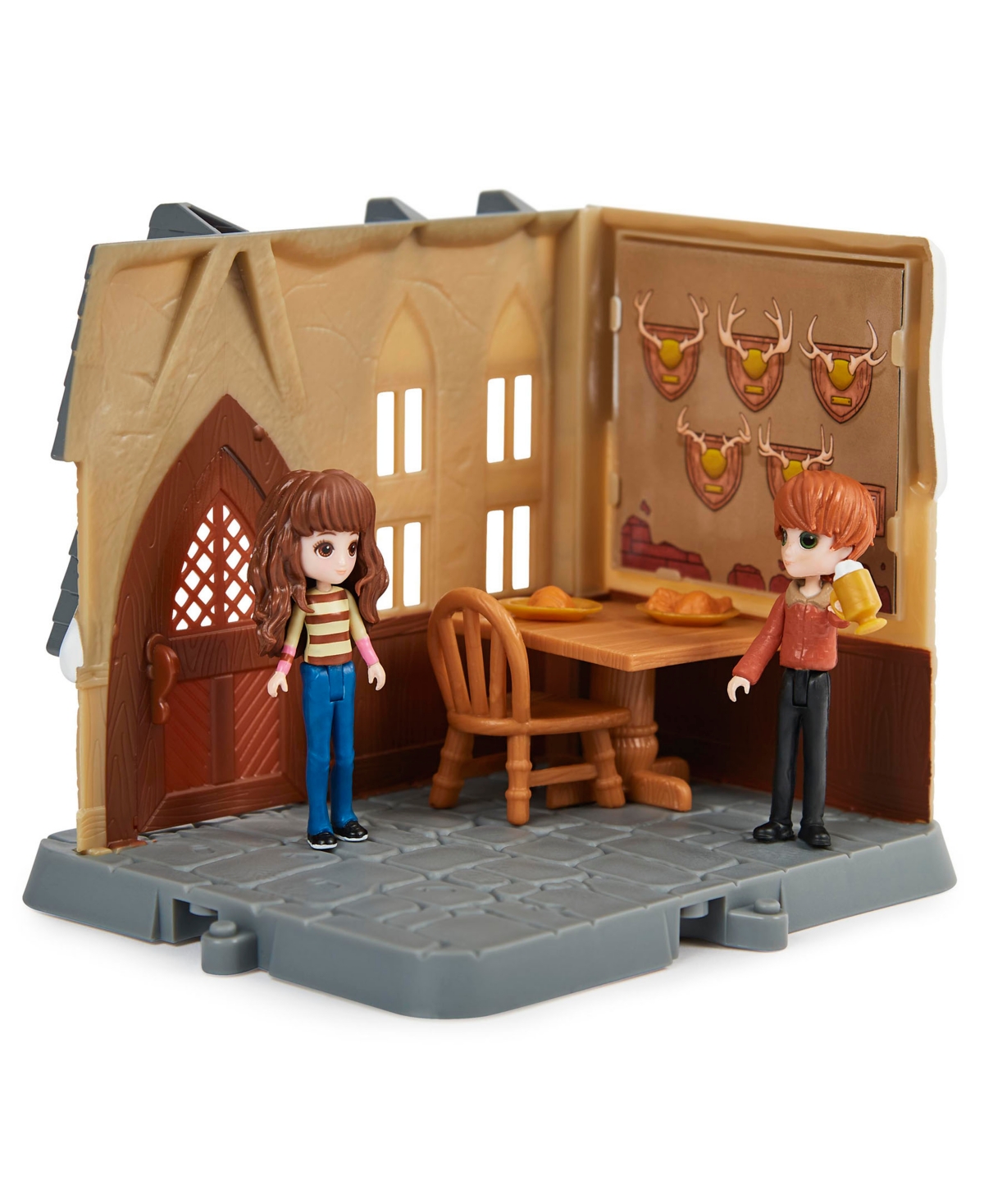 Wizarding World Kids' Closeout! Harry Potter, Magical Minis Three Broomsticks Playset In Multi-color