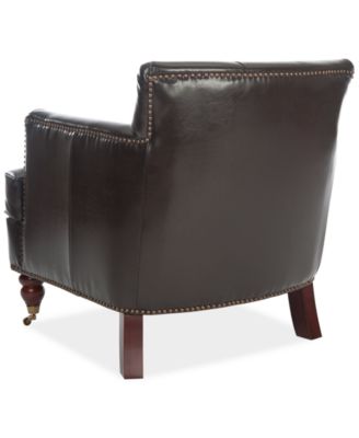 Amsterdam Faux Leather Tufted Chair