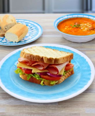 Rebecca Melamine 12 Pc. Dinnerware Set, Service for 4