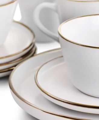 Alejandro Gold-Tone 16 Pc. Dinnerware Set, Service for 4