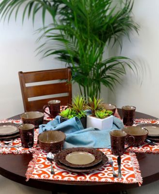 Bonita 16 Pc. Dinnerware Set, Service for 4