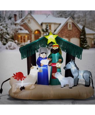 6.5' Inflatable Nativity Scene