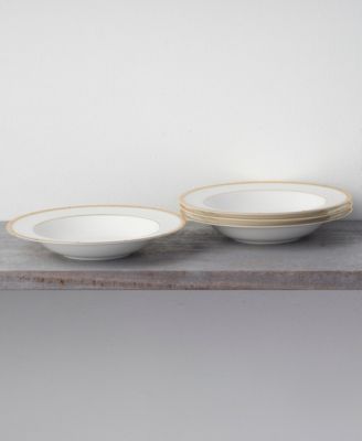 Rochelle Gold Set of 4 Soup Bowls, 8.25", 12 oz.