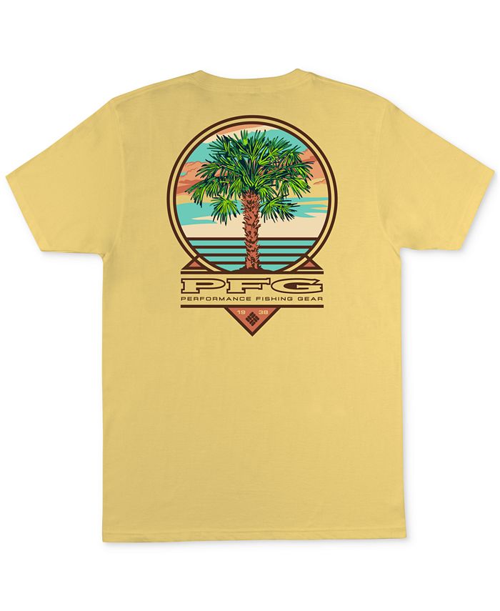 Columbia Men's Palmie PFG Palm Tree Logo Graphic T-Shirt - Macy's