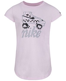 Little Girls Rollerskate Crew Neck T-shirt