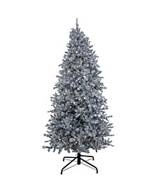 9' Pre-Lit Christmas Matte Metallic Tree