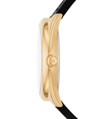 Women's Janelle Black Silicone Strap Watch 42mm