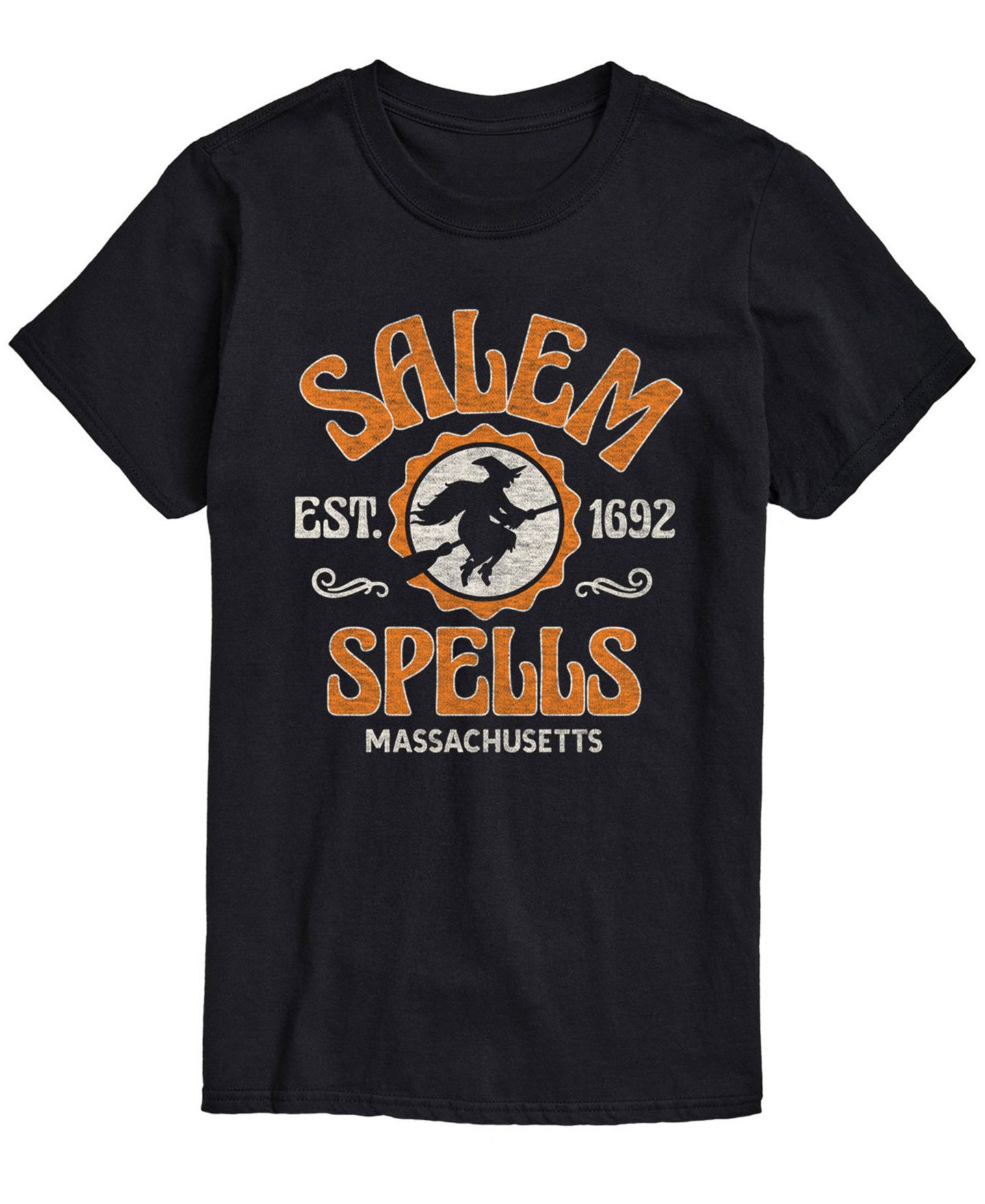 Мужская футболка AIRWAVES Salem Spells Classic Fit, цвет: Чёрный — фото 1