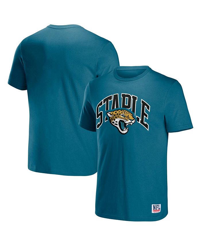NFL Properties Men's NFL X Staple Teal Jacksonville Jaguars Lockup Logo