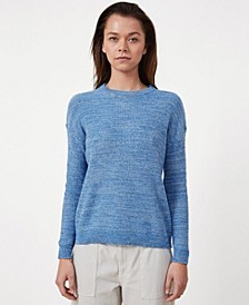Women's Everyday Moss Stitch Pull Over Sweater