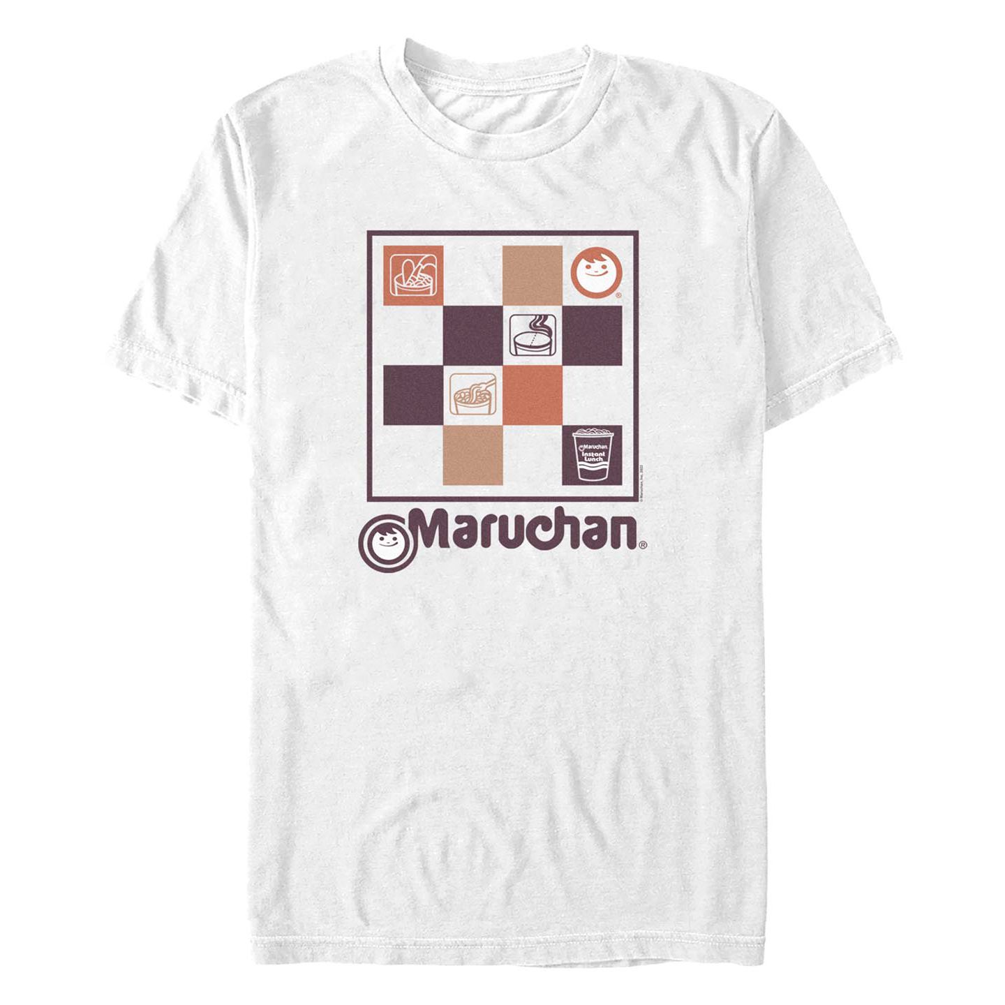 Мужская футболка Fifth Sun Maruchan Checkered Short Sleeve, цвет: Белый — фото 1