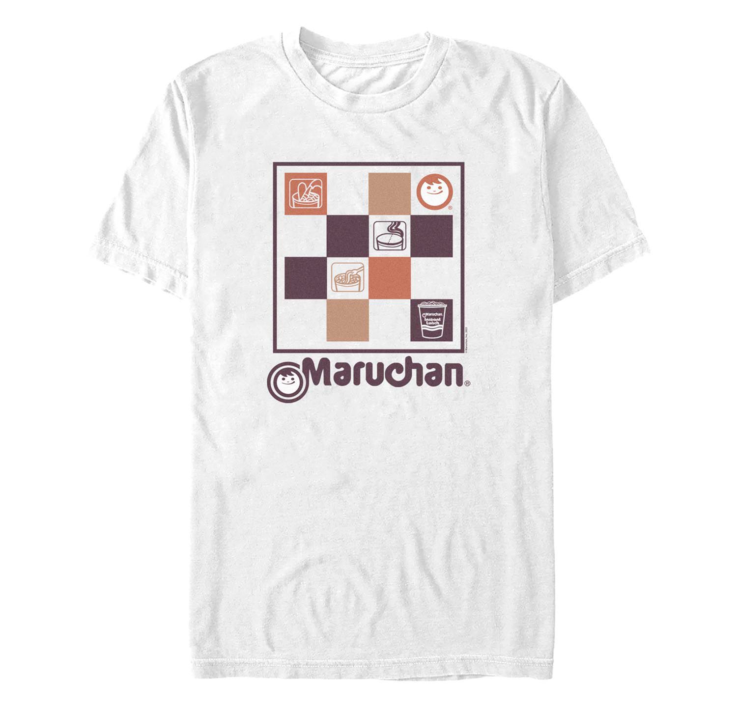 Men's Maruchan Checkered Short Sleeve T-shirt