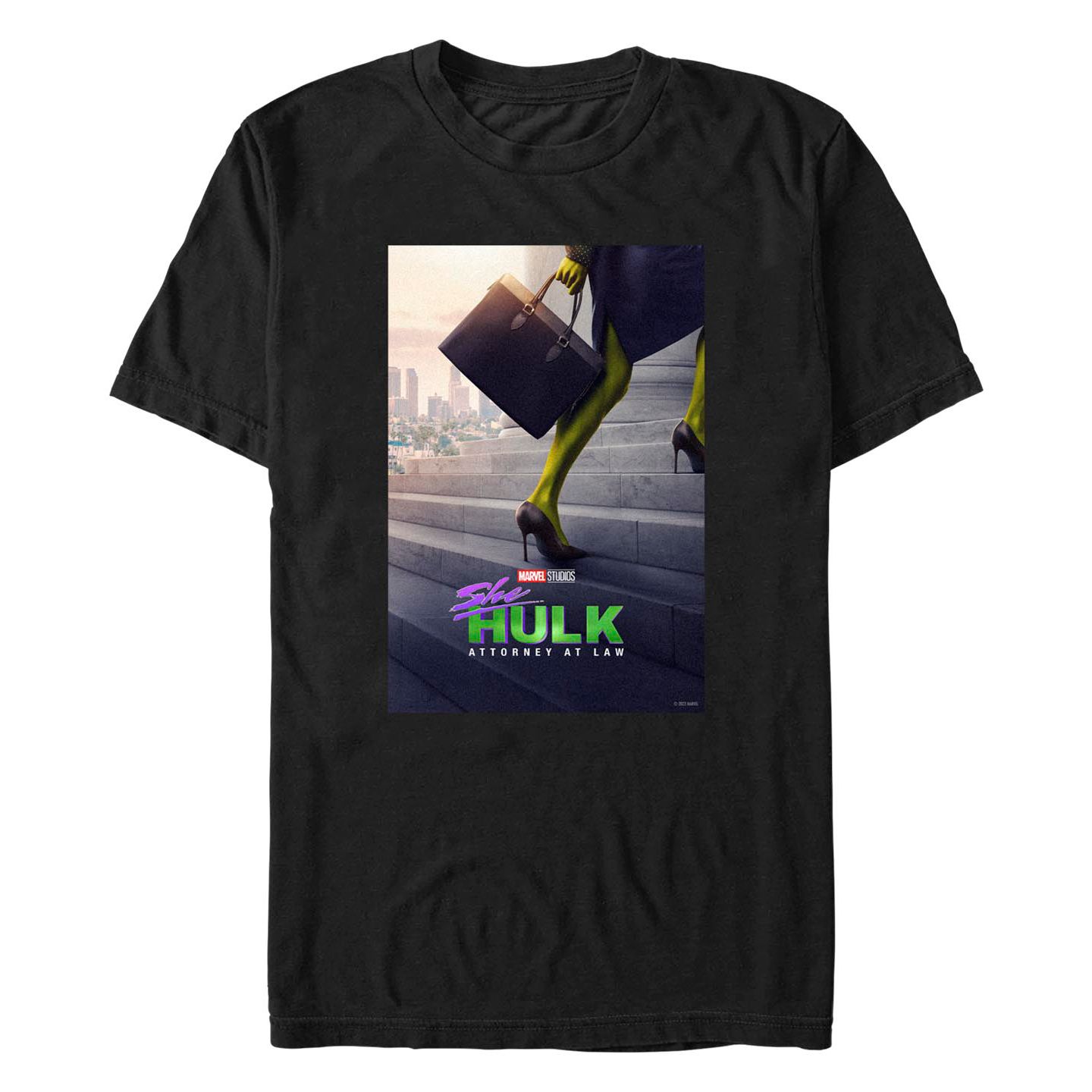 Мужская футболка Fifth Sun She Hulk Poster Short Sleeve, цвет: Чёрный — фото 1