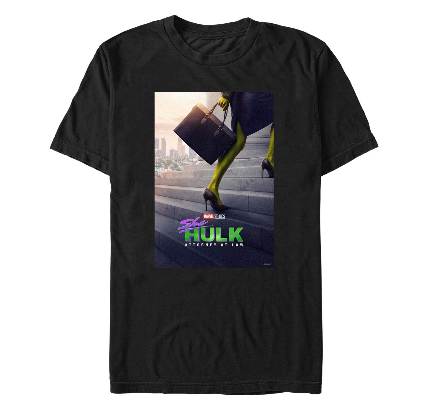 Men's She Hulk Poster Short Sleeve T-shirt