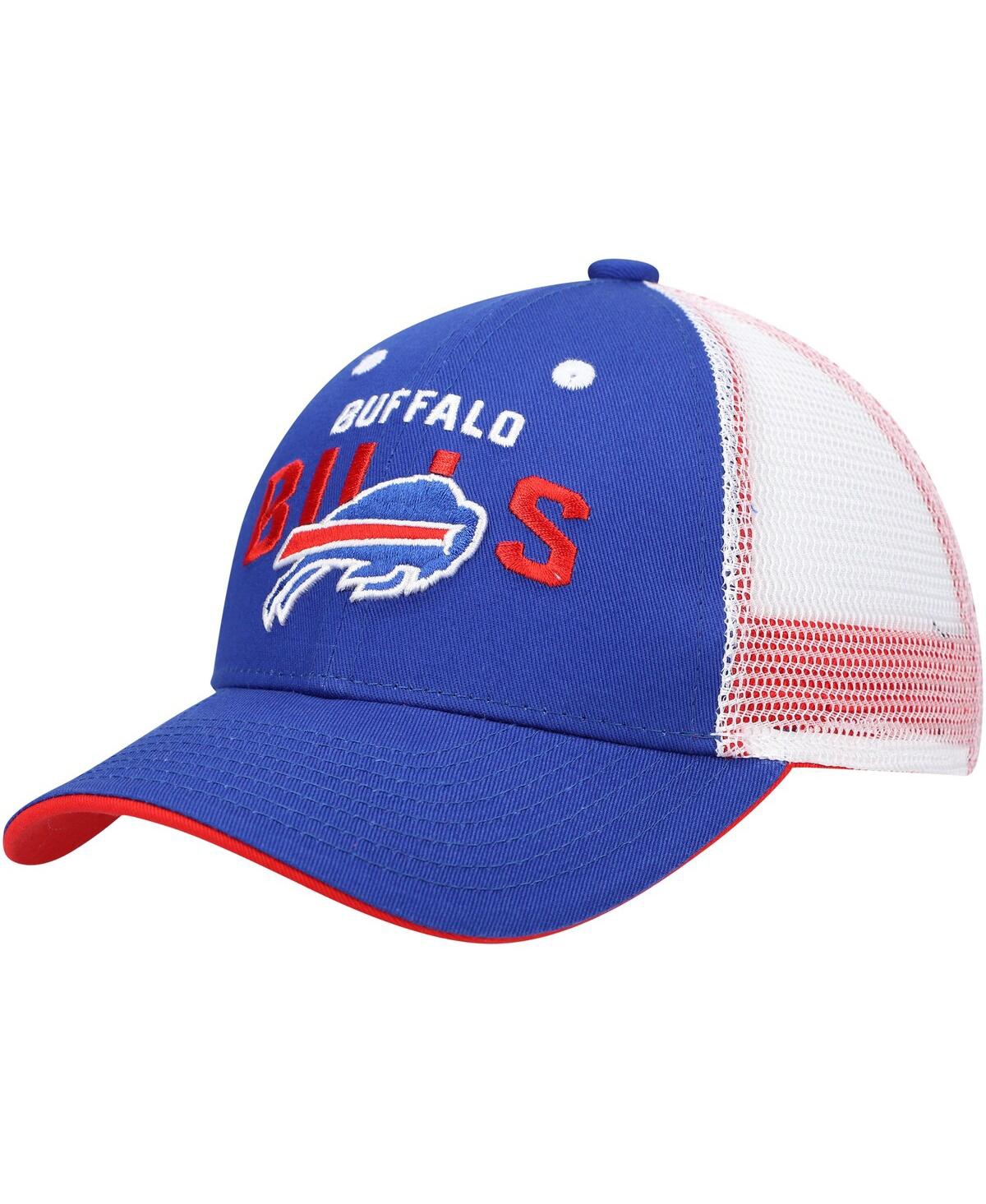 Outerstuff Preschool Boys Royal, White Buffalo Bills Core Lockup Mesh Back Snapback Hat In Royal,white