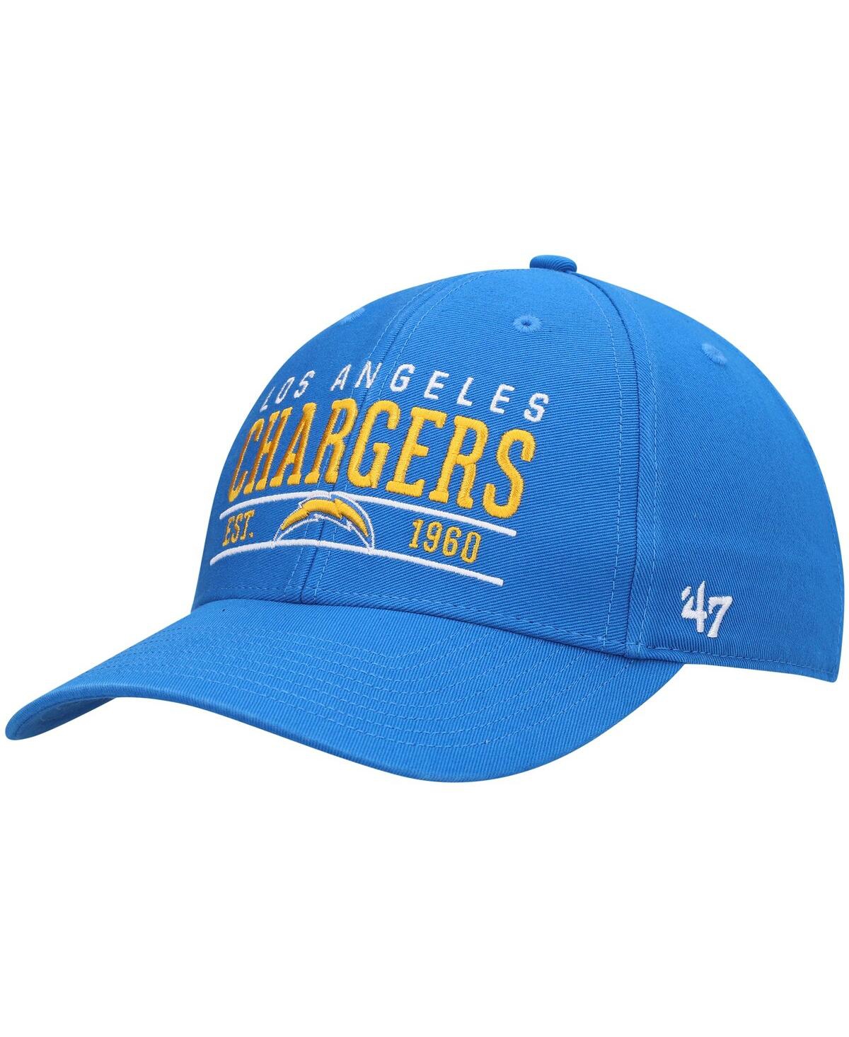 47 Brand Men's '47 Powder Blue Los Angeles Chargers Centerline Mvp Adjustable Hat