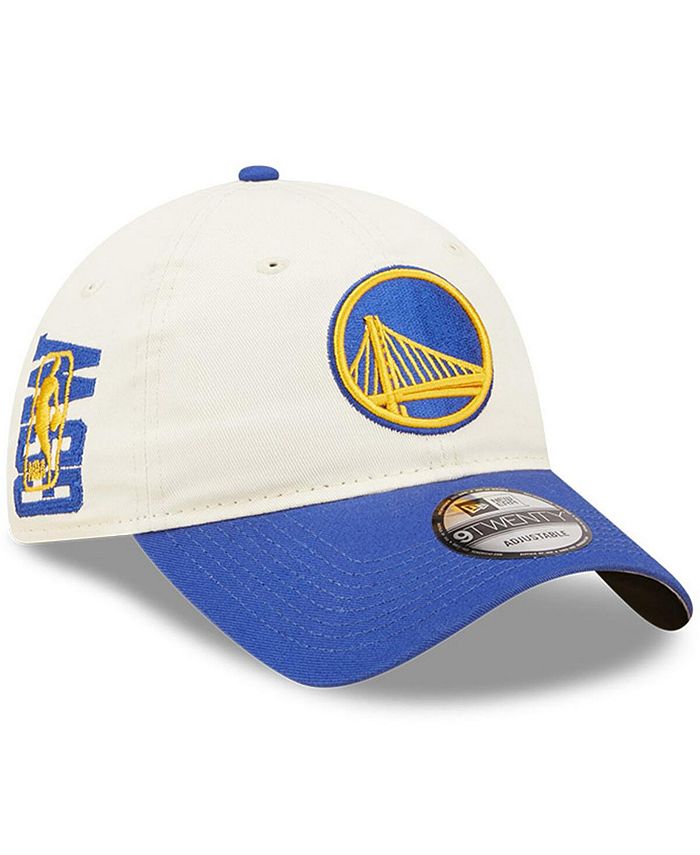 New Era Men's Cream, Royal Golden State Warriors 2022 NBA Draft