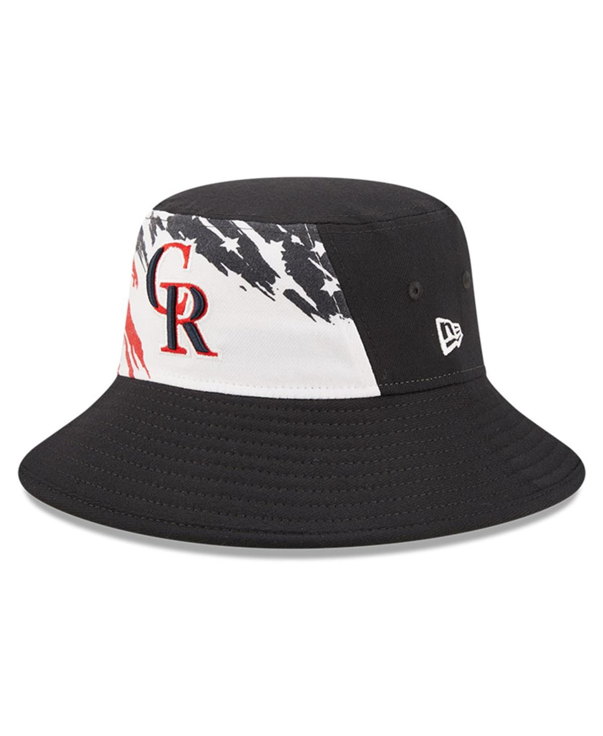 Shop New Era Men's  Navy Colorado Rockies 2022 4th Of July Bucket Hat