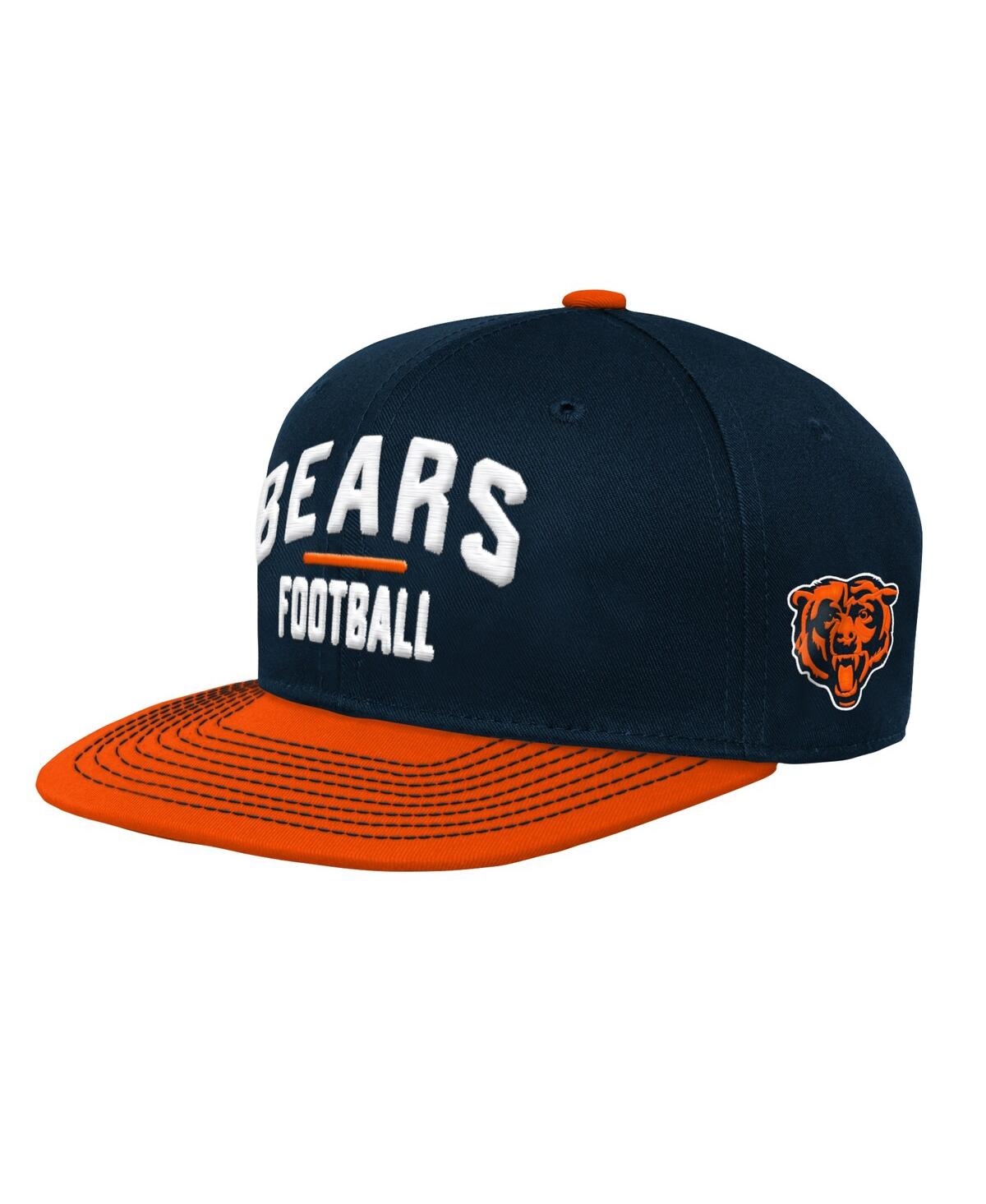 Shop Outerstuff Preschool Boys Navy Chicago Bears Lock Up Snapback Hat
