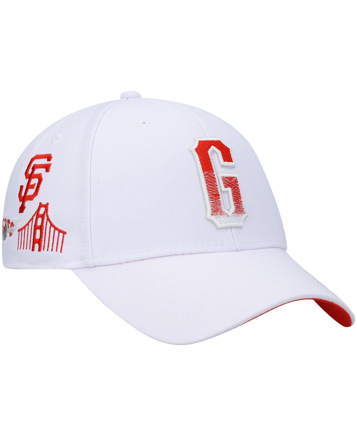 47 Brand Men's ' White San Francisco Giants City Connect Mvp Adjustable Hat