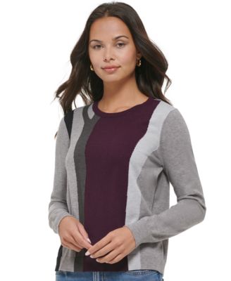 Calvin Klein - Women's Vertical Stripe Sweater