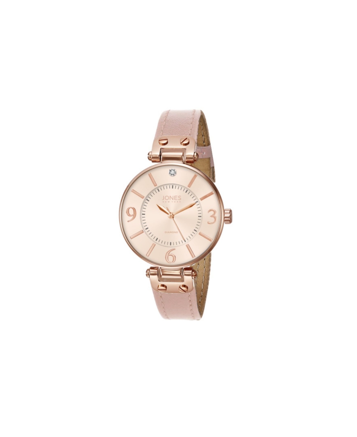 Women's Blush Silicone Strap Watch 34mm - Rose Gold-Tone, Blush