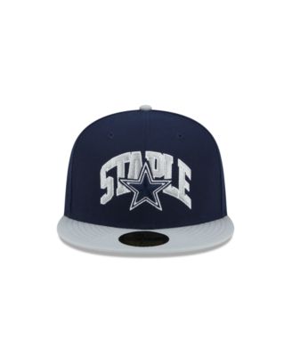 Men's X Staple Navy, Gray Dallas Cowboys Pigeon 59Fifty Fitted Hat