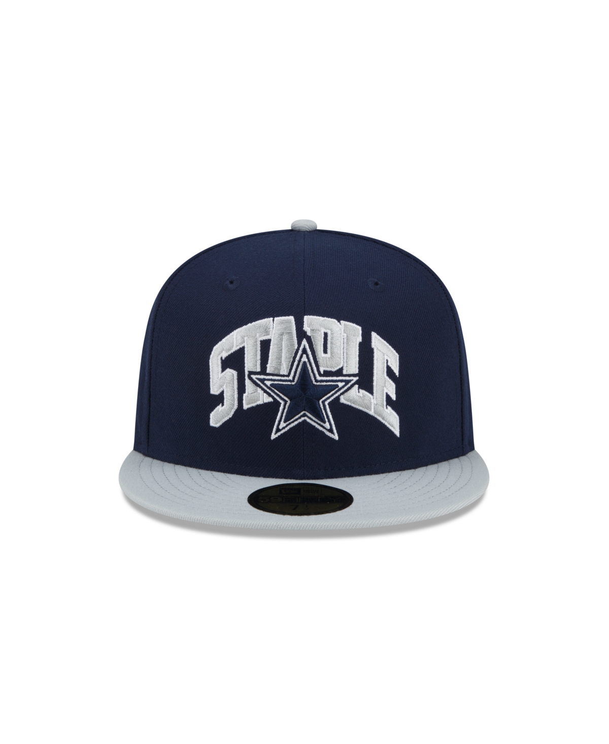 Men's New Era X Staple Gray Dallas Cowboys Pigeon 59Fifty Fitted Hat - Gray