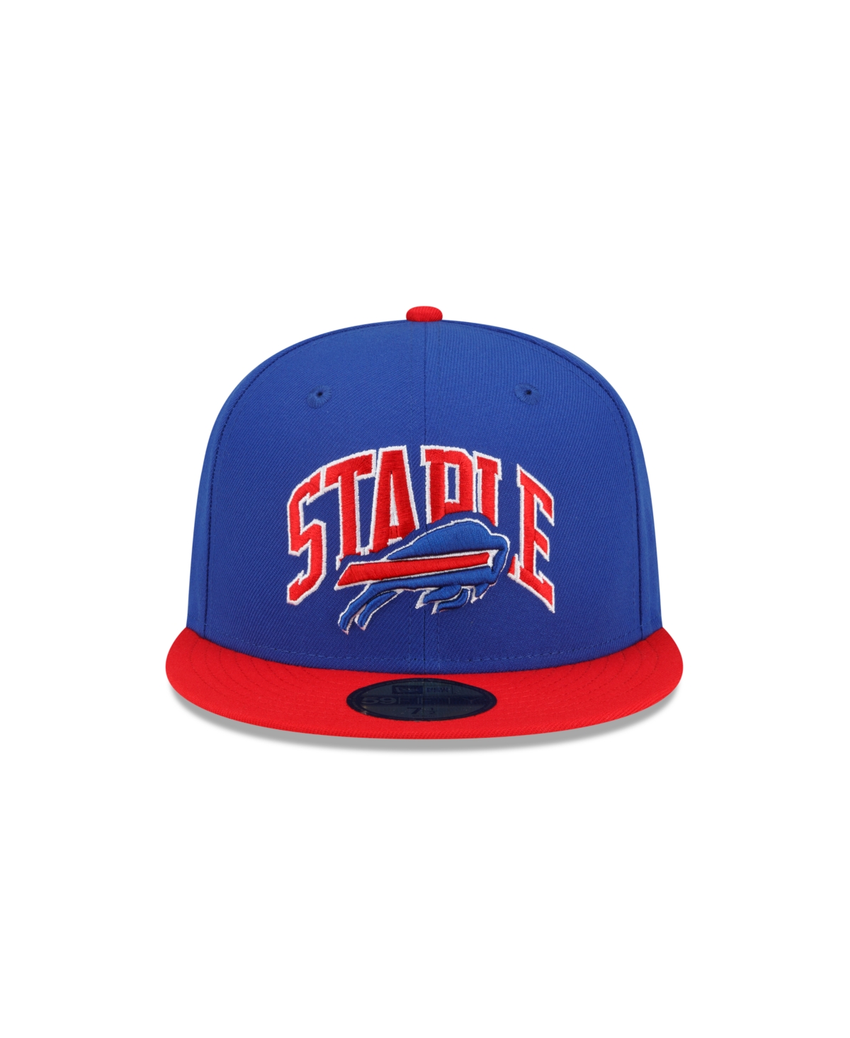 Men's New Era X Staple Red Buffalo Bills Pigeon 59Fifty Fitted Hat - Red