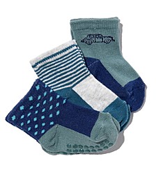 Baby Boys Crew Socks, Pack of 3