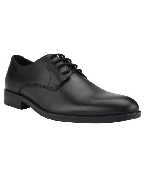 Мужские туфли Calvin Klein Jack Lace Up Dress Oxford, цвет: Чёрный кожаный