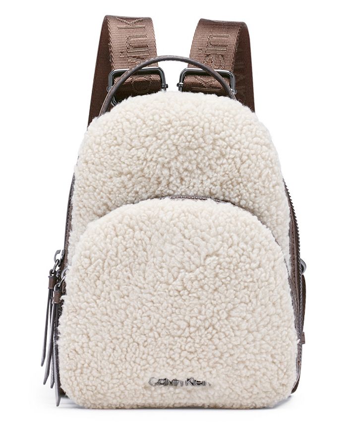 Bliksem schrobben Potentieel Calvin Klein Astatine Sherpa Mini Backpack & Reviews - Handbags &  Accessories - Macy's