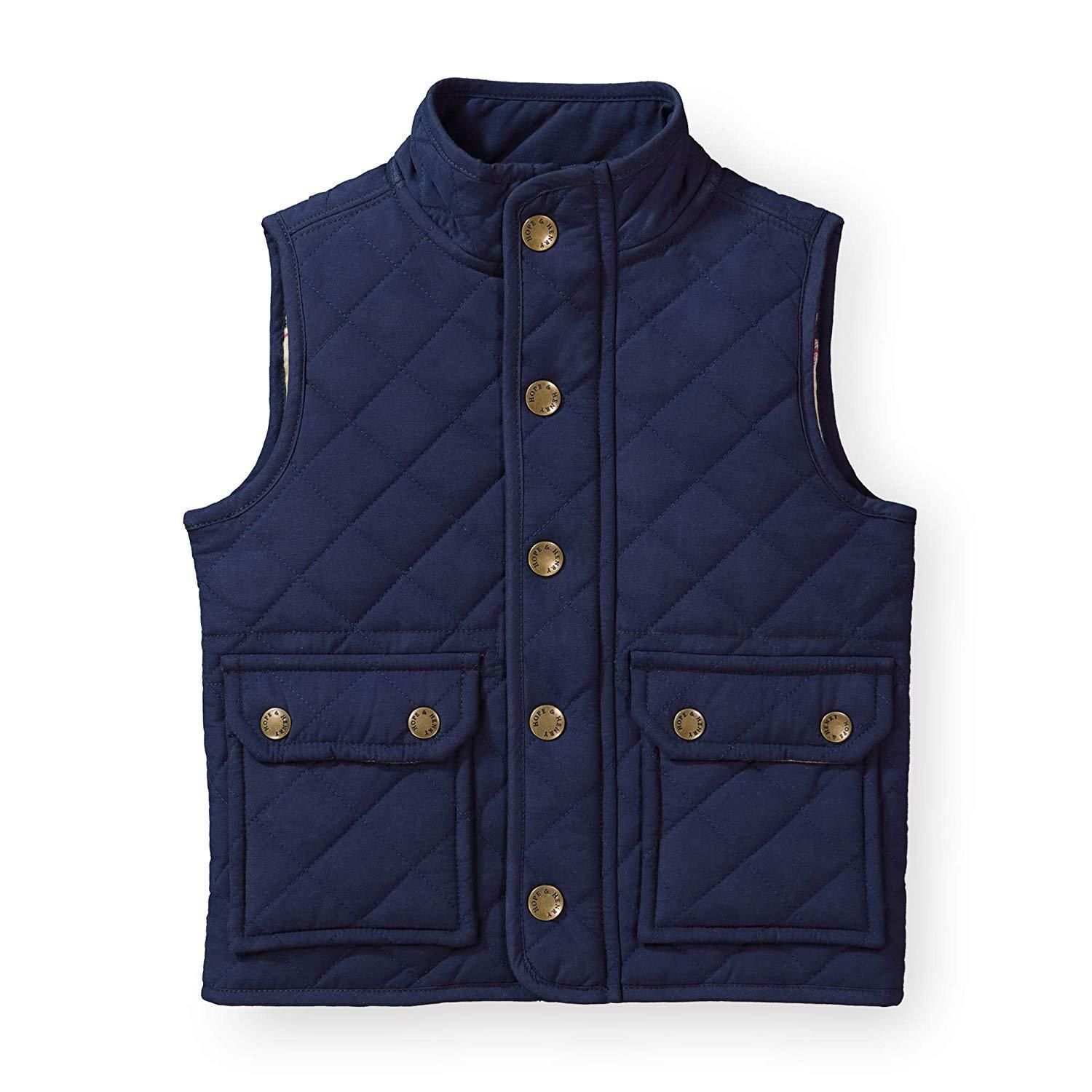 Hope and Henry Boys' Quilted Field Vest, Kids