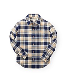 Boys' Brushed Flannel Button Down Shirt, Kids