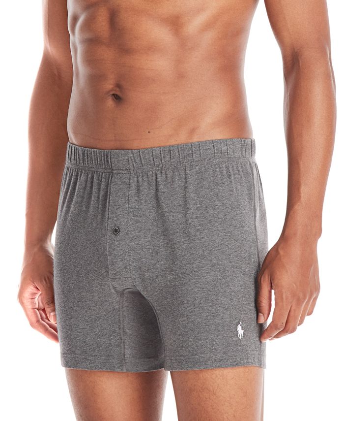 Polo Ralph Lauren Men's Knit Boxers Grey Size L
