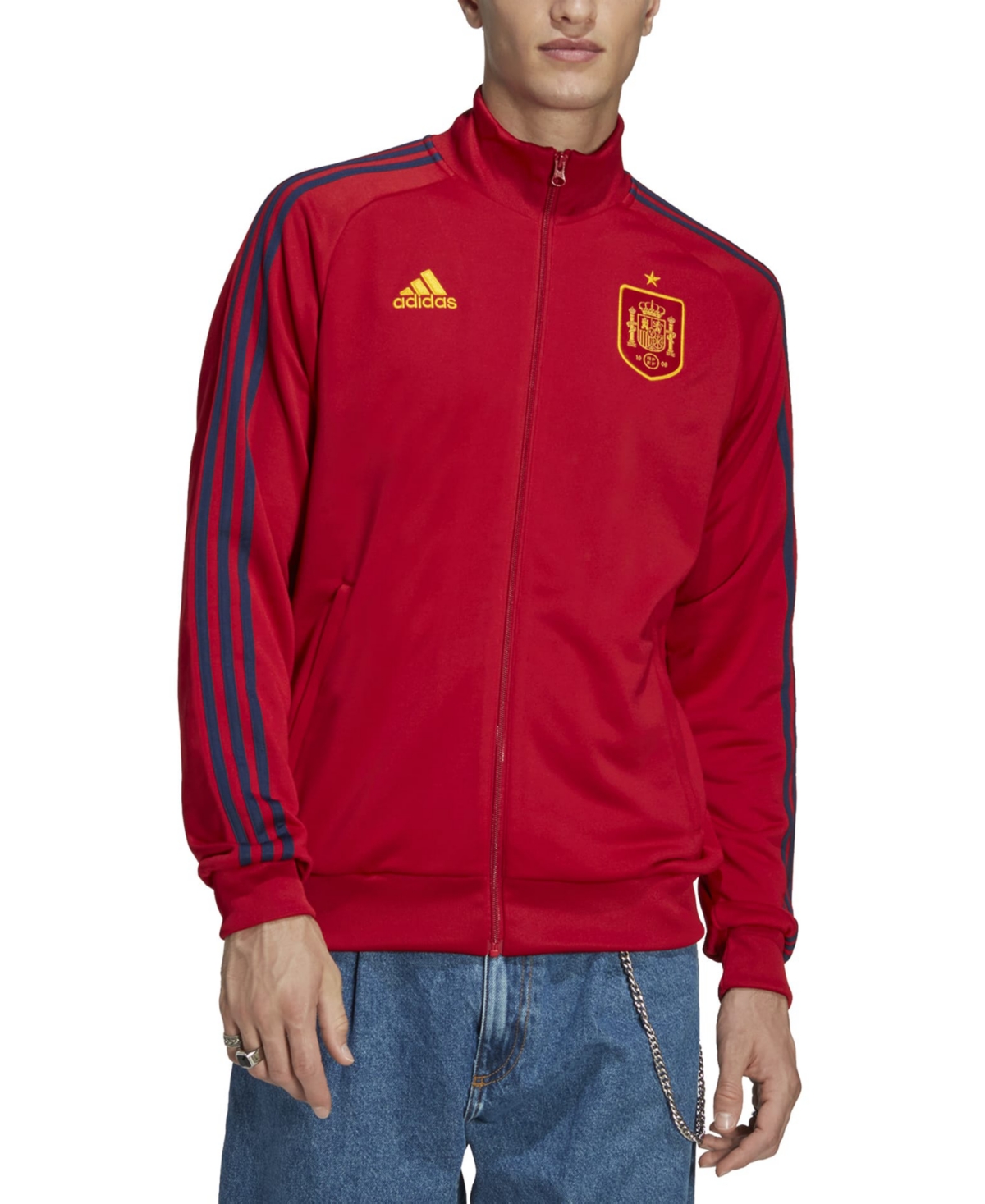 Adidas Originals Adidas Men's Spain Dna Track Jacket In Power Red