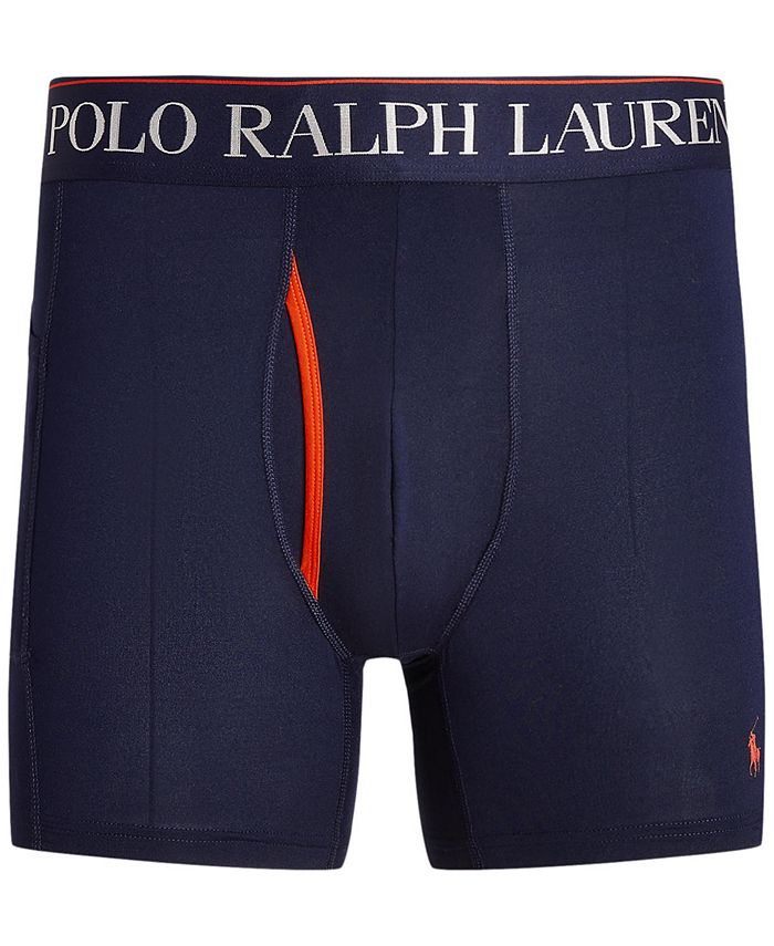 Polo Ralph Lauren Men's 4D-Flex Cooling Microfiber Pocket Boxer Brief ...