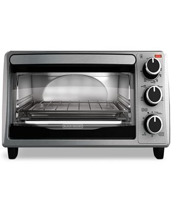 Black Decker 4 Slice Toaster Oven, Silver - Stainless Steel, 1 - Kroger