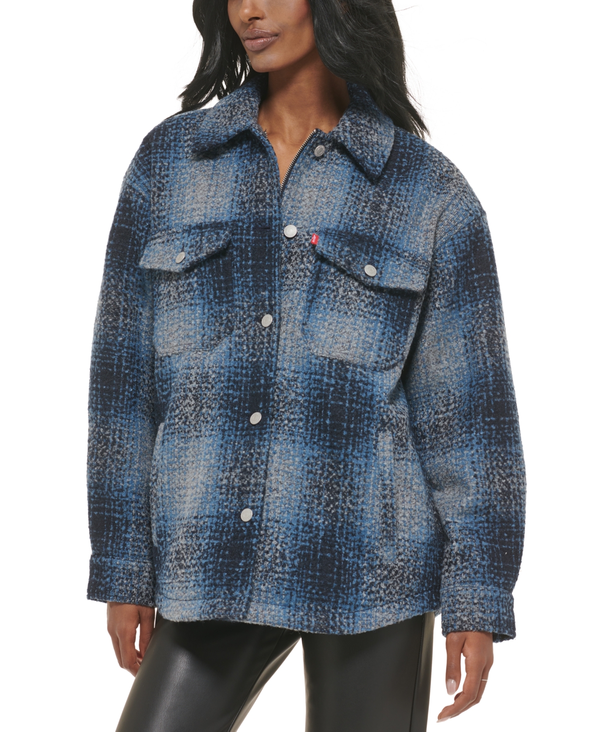 Levi's Women's Plaid Shirt Jacket | Smart Closet