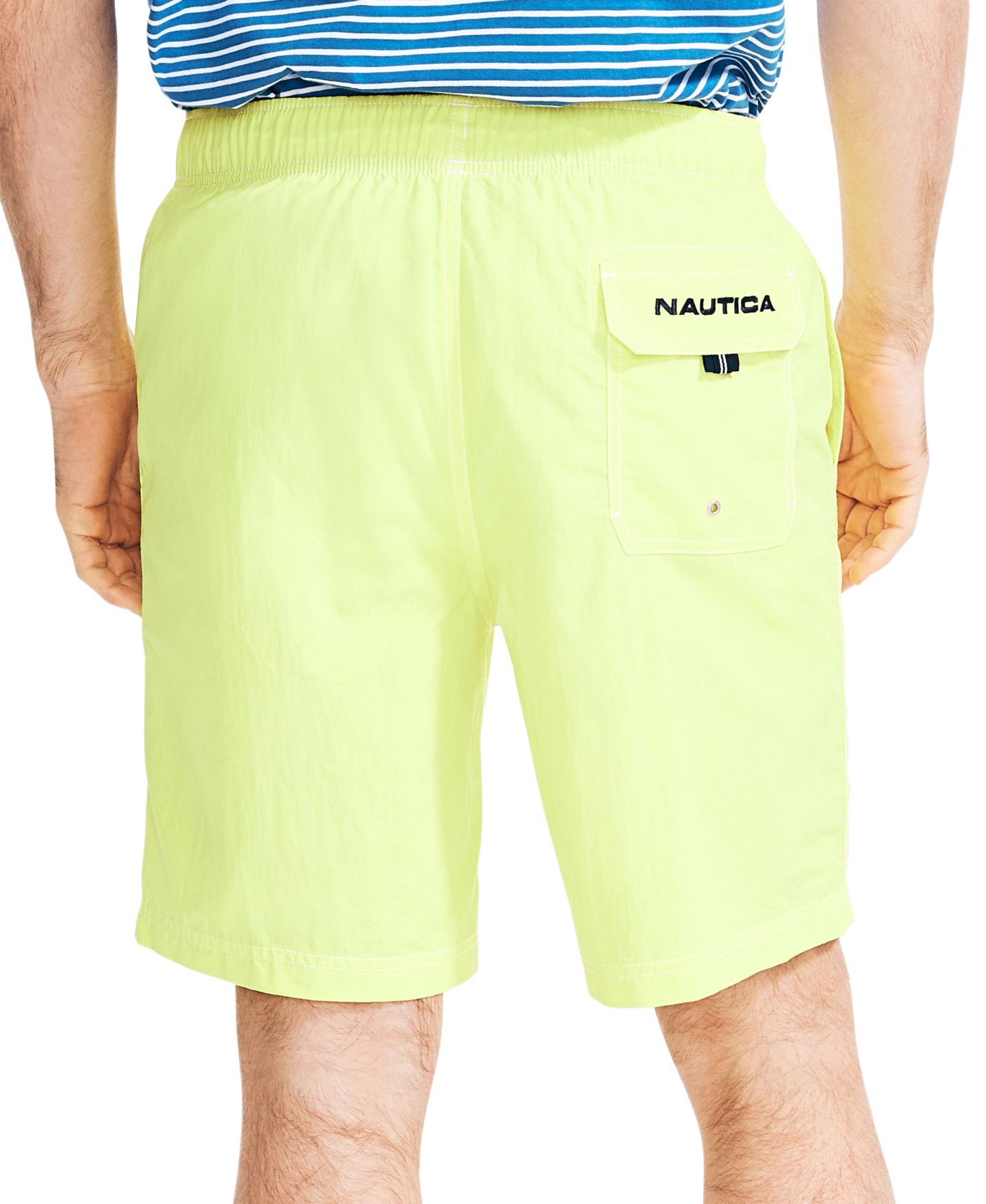 Плавки Dry для мужчин, нейлон — Nautica, цвет: Жёлтый — фото 2